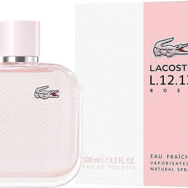 L 12.12 Rose Eau Fraiche Eau de Toilette Spray for Women by Lacoste