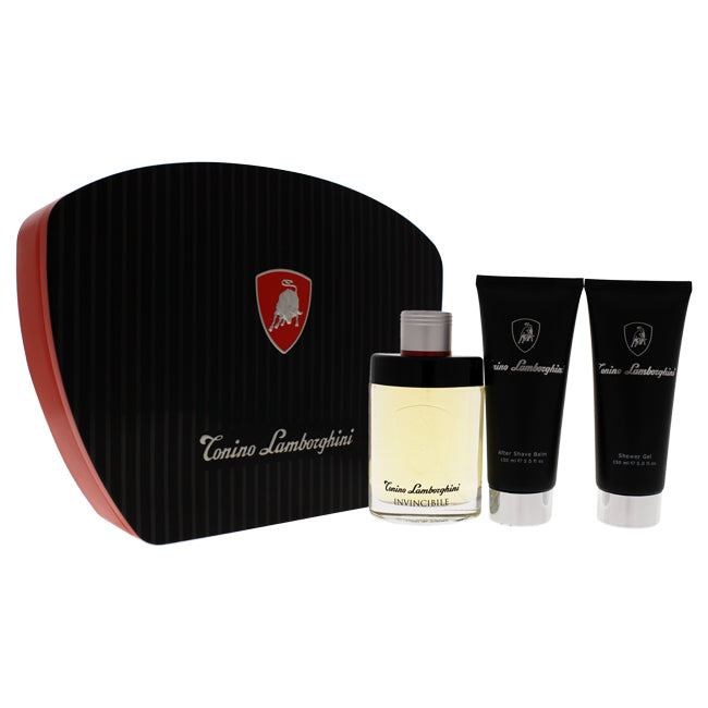 Invincibile by Tonino Lamborghini for Men - 3 Pc Gift Set
