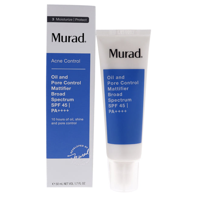 Oil and Pore Control Mattifier Broad Spectrum SPF 45Â by Murad for Unisex - 1.7 oz Treatment