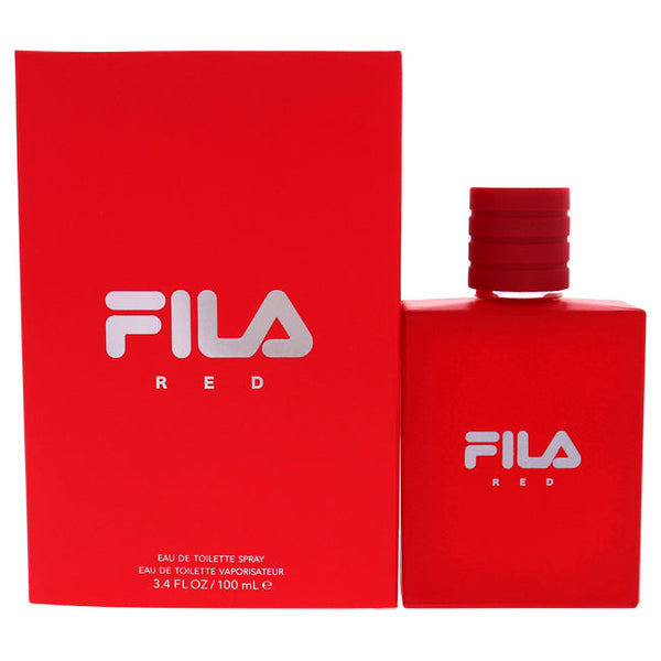 Fila Red Eau de Toilette Spray for Men by Fila