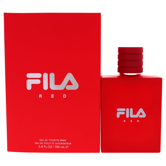 Fila Red Eau de Toilette Spray for Men by Fila