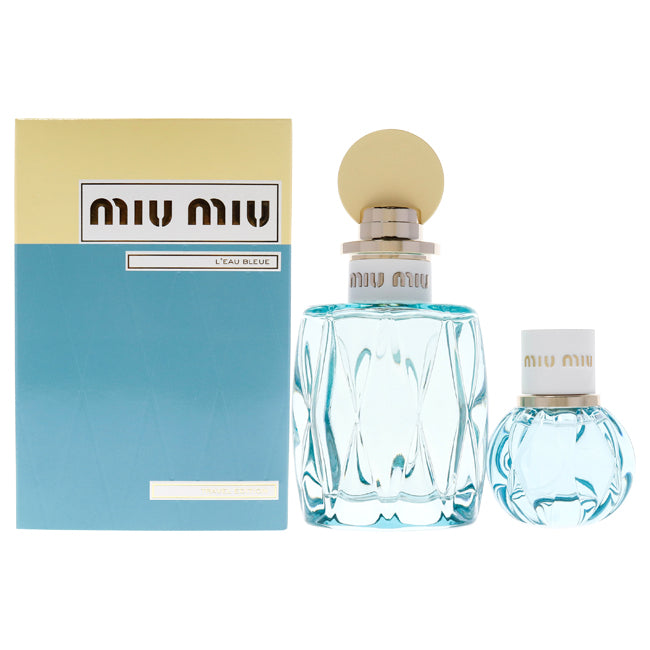 Leau Bleue by Miu Miu for Women - 2 Pc Gift Set