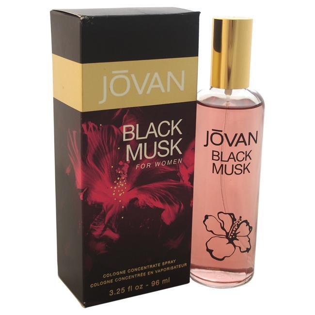JOVAN BLACK MUSK PAR JOVAN POUR FEMMES - SPRAY CONCENTRÉ DE COLOGNE