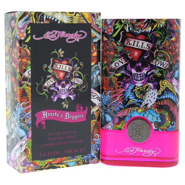 Ed Hardy Hearts and Daggers by Christian Audigier for Women -  EDP Spray