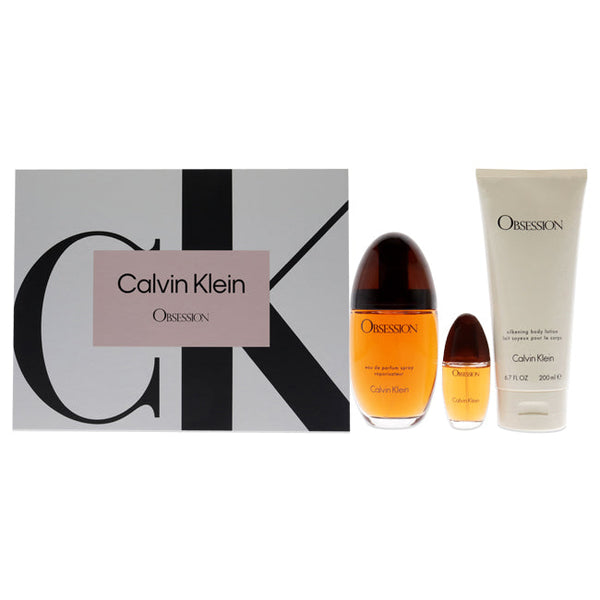 Obsession by Calvin Klein for Women - 3 Pc Gift Set