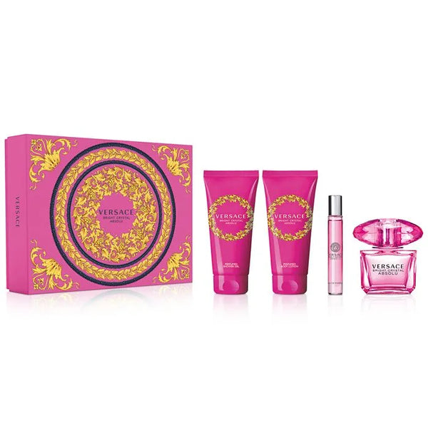Versace, 4 pcs, Bright Crystal Absolu Eau de Parfum Spray Gift Set